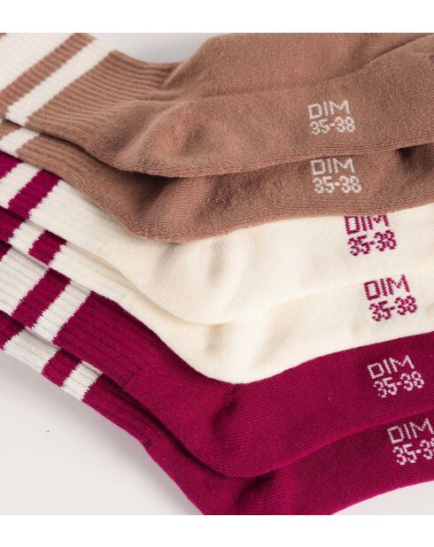 9 paires de chaussettes multicolores