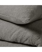 Parure 3 Pièces Helena Anthracite, Bouclette Unie