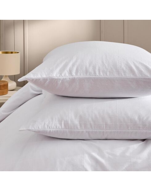 Parure housse de couette Linella blanche