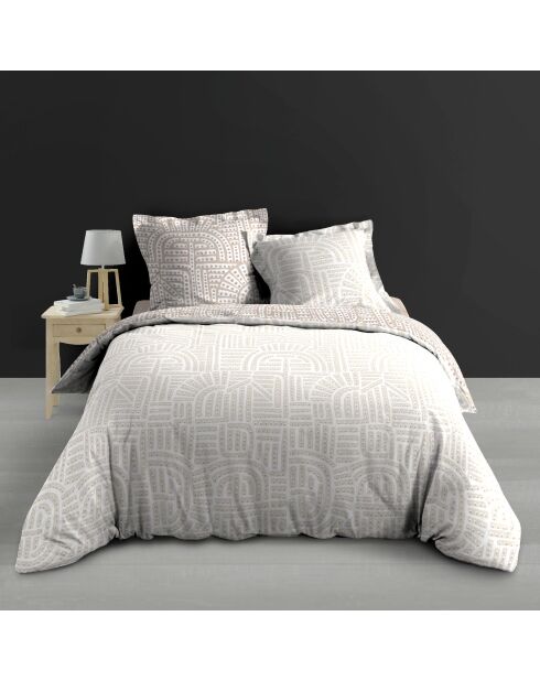 Set reversibile Eliot Natural, 3 pezzi, in percalle di cotone