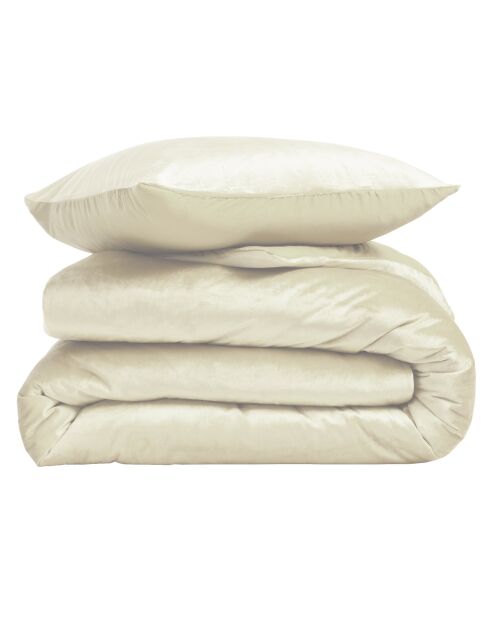 Juego de 3 piezas Velina Natural, terciopelo liso