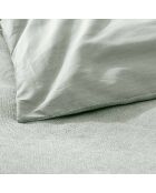 Parure housse de couette Meline sauge