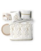 Parure Réversible 3 Pièces Raoni Naturel, 100 % Coton