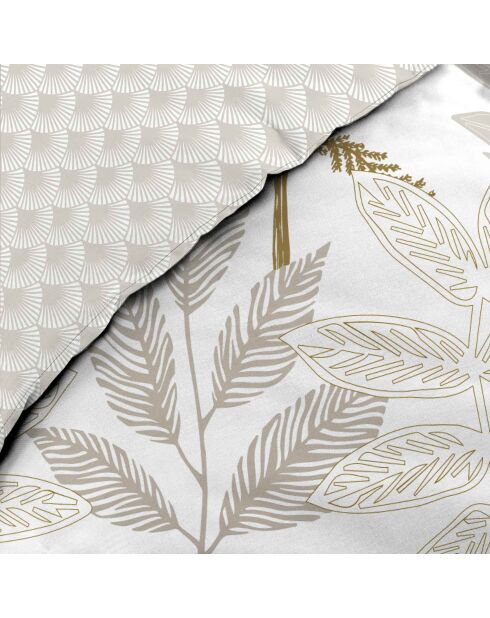 Parure Réversible 3 Pièces Raoni Naturel, 100 % Coton