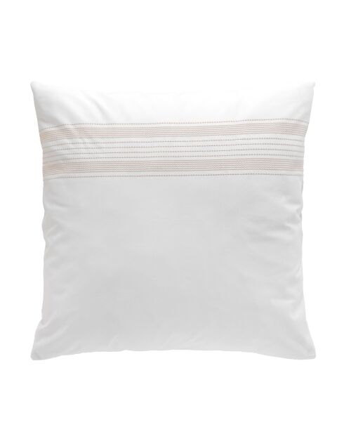 Set de 3 piezas Opera White, 100% algodón con hilos bordados teñidos