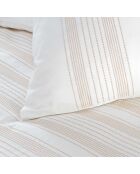 Set de 3 piezas Opera White, 100% algodón con hilos bordados teñidos