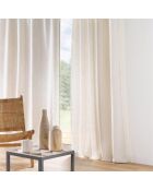 Rideau à Oeillets (140 x 240 cm) Pauline Naturel, Polyester & Lin