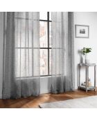 Voilage à Oeillets (140 x 240 Cm) Carlin Anthracite, Voile Texturé