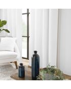 Rideau à Oeillets (140 x 260 cm) Nils Blanc, Flanelle Relief Unie