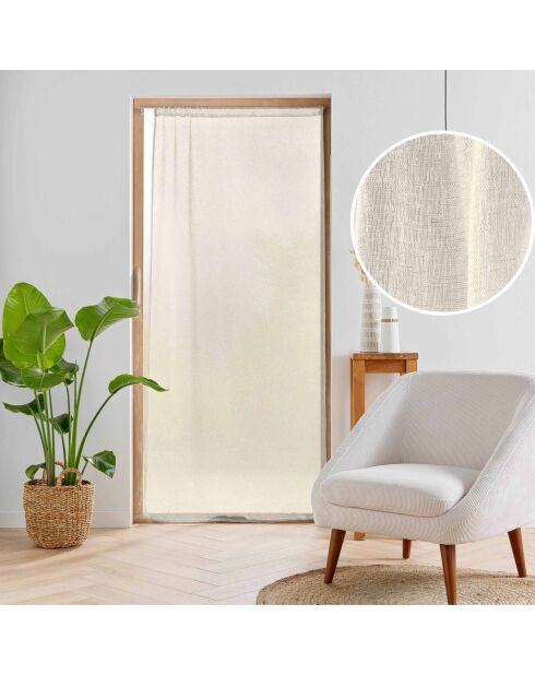 Voilage Passe-Tringle (90 x 200 cm) Carlin Lin, Voile Tissé