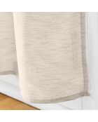 Rod-pass Sheer (90 x 200 cm), lino Carlin, velo intrecciato