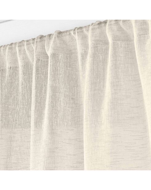 Voilage Passe-Tringle (90 x 200 cm) Carlin Lin, Voile Tissé