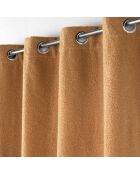 Rideau à Oeillets (140 x 240 cm) Wooly Camel, Bouclette Unie