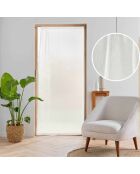 Velo tejido de carlino natural Rod-pass Sheer (90 x 200 cm)