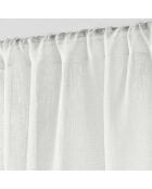 Velo tejido de carlino natural Rod-pass Sheer (90 x 200 cm)