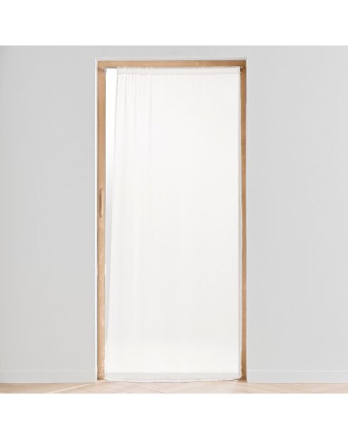 Rod-pass Sheer (90 x 200 cm), carlino naturale, velo intrecciato