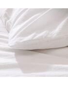 Parure 3 Pièces  Meline Blanc, 100% Coton Fils Teints