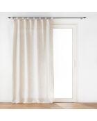 Rideau à Passants (140 x 240 cm) Pauline Naturel, Polyester & Lin