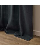 Rideau à Oeillets (140 x 240 cm) Everest Anthracite, Coton / Polyester avec Top