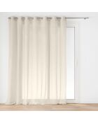 Voilage à Oeillets Grande Largeur (240 x 240 cm) Carlin Lin, Voile Tissé