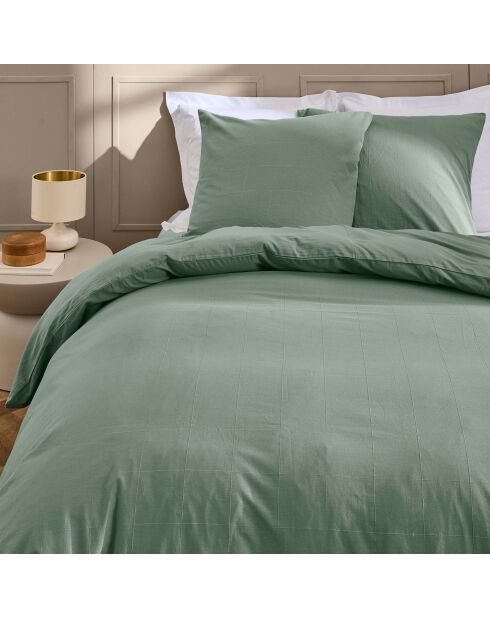 Parure housse de couette Linella sauge