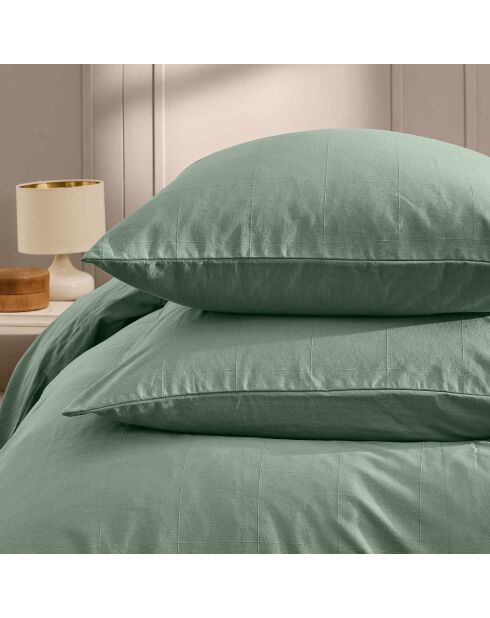 Parure housse de couette Linella sauge