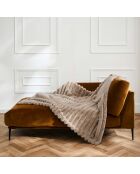 Plaid (125 x 150 cm) Boudoir Sand, pelliccia sintetica