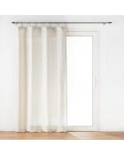 Rideau à Anneaux (140 x 240 cm) Pauline Naturel, Polyester & Lin