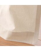 Tenda con occhielli (140 x 240 cm) Hilary Natural, in cotone/poliestere con parte superiore