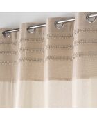 Tenda con occhielli (140 x 240 cm) Hilary Natural, in cotone/poliestere con parte superiore