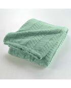 Coperta Arya Sage (180 x 220 cm), rilievo in flanella