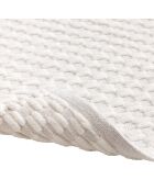 Tapis de Bain (50 x 80 cm) Lois Naturel, Polycoton Jacquard