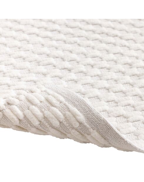 Tapis de Bain (50 x 80 cm) Lois Naturel, Polycoton Jacquard