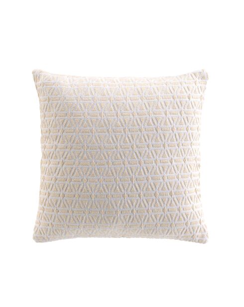 Coussin Déhoussable (45 x 45 cm) Milano Naturel, Coton & Polyester Jacquard