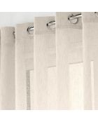 Voilage à Oeillets Grande Largeur (400 x 240 cm) Carlin Lin, Voile Tissé