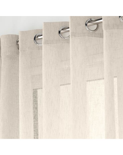 Voilage à Oeillets Grande Largeur (400 x 240 cm) Carlin Lin, Voile Tissé