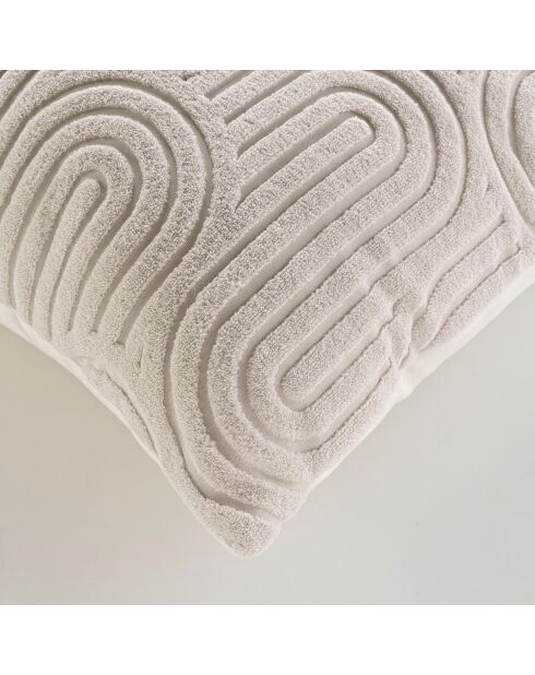 Cuscino rimovibile (45 x 45 cm) Pila Natural, velluto divorato