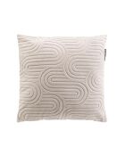 Cuscino rimovibile (45 x 45 cm) Pila Natural, velluto divorato