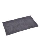Badtapijt (45 x 75 cm) Sweety antraciet, effen microvezel