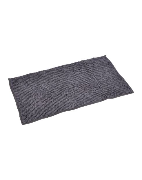 Badtapijt (45 x 75 cm) Sweety antraciet, effen microvezel