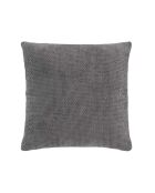 Cuscino rimovibile (45 x 45 cm) Leo antracite, velluto di ciniglia