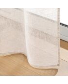 Voilage à Oeillets (140 x 240 Cm) Carlin Lin, Voile Texturé