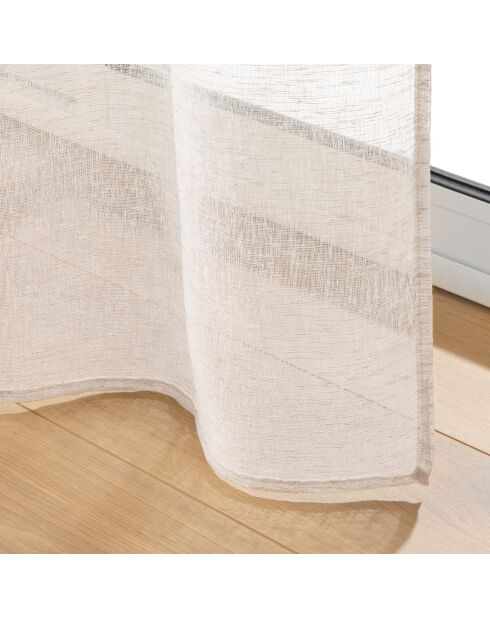 Voilage à Oeillets (140 x 240 Cm) Carlin Lin, Voile Texturé