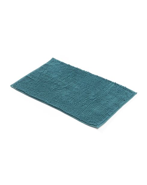 Badtapijt (45 x 75 cm) Sweety Blue/Emerald, effen microvezel