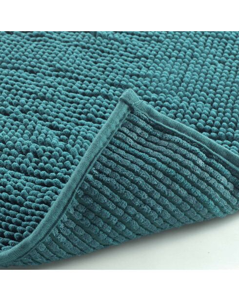 Badtapijt (45 x 75 cm) Sweety Blue/Emerald, effen microvezel