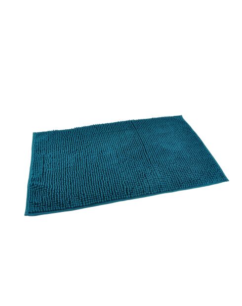 Badtapijt (45 x 75 cm) Sweety Blue/Emerald, effen microvezel