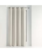 Rideau à Oeillets (135 x 240 cm) Tramina Naturel, Occultant Tissé