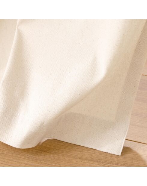 Rideau à Oeillets (140 x 240 cm) Inca Naturel, Coton & Polyester avec Top Tufté