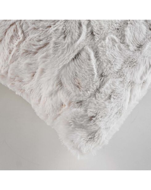 Cuscino rimovibile (45 x 45 cm) Alaska Natural, pelliccia sintetica/velluto