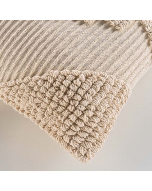 Cuscino rimovibile (45 x 45 cm) Kamary Natural, Cotton & Polyester Fantasy